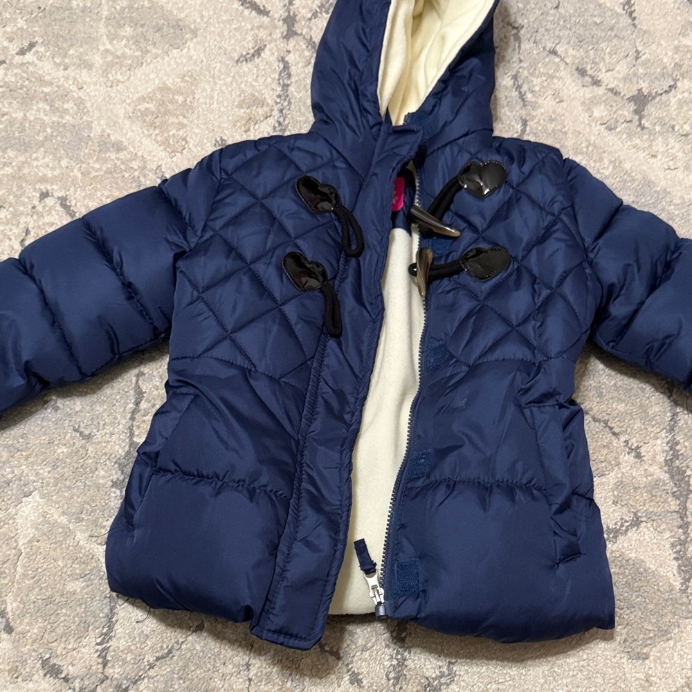 Navy puffer jacket - Picture 3 of 6